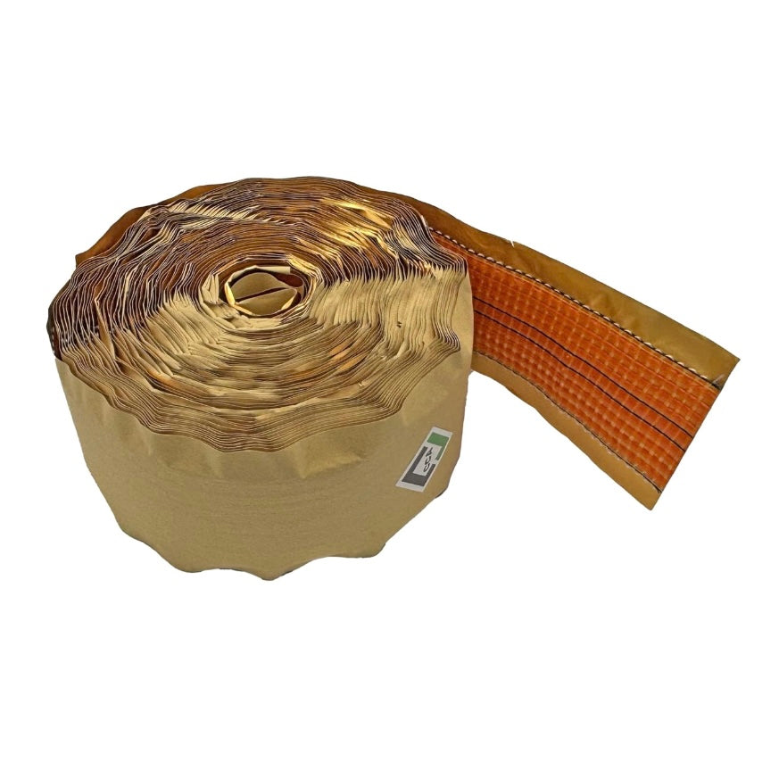 CCA Carpet Joining Tape Gold Foil Heat Bond Adhesive 20m x 100mm Roll