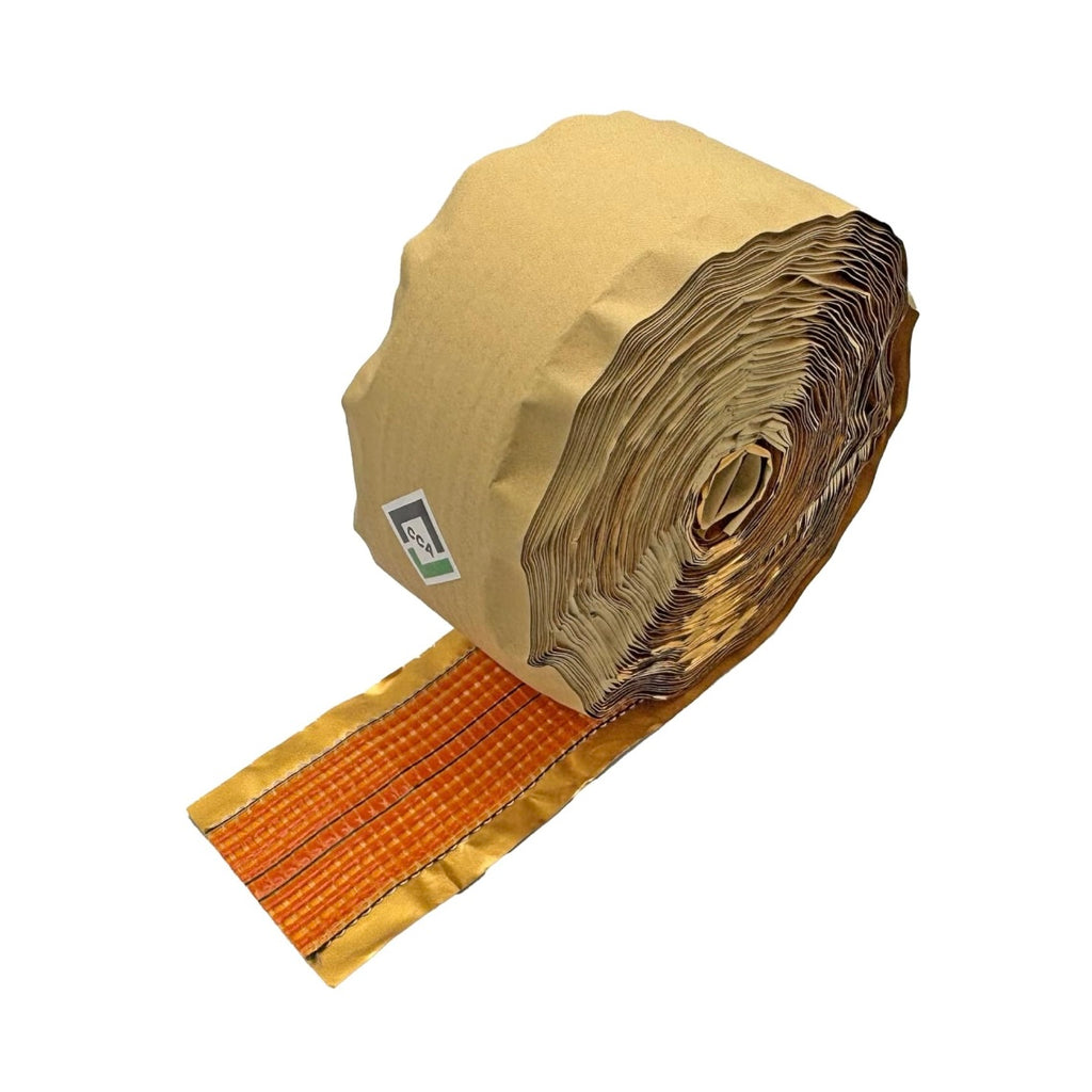 CCA Carpet Joining Tape Gold Foil Heat Bond Adhesive 20m x 100mm Roll