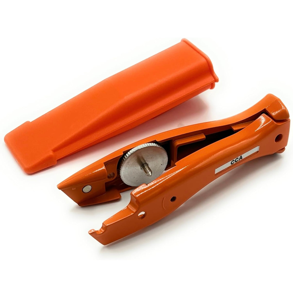 CCA Orange Carpet Cutter Tool with Orange Holder for The Professional and DIY Installer