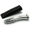 CCA Silver Carpet Cutter Tool with Black Holder for The Professional and DIY Installer