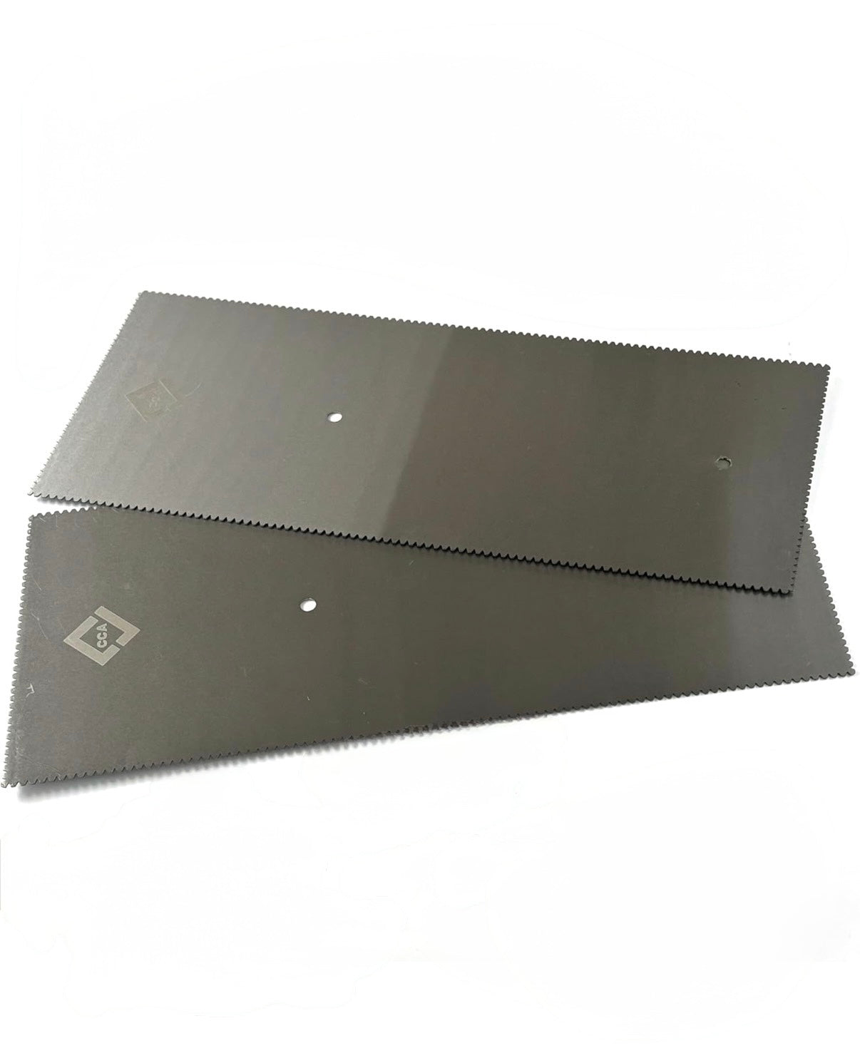 CCA Floor Trowel Pack of 2 x Adhesive Spreaders V Notch A2 Size for LVT Amtico Karndean Flooring & Pressure Sensitive