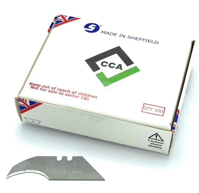 CCA Concave Trimming Knife Blades x 100