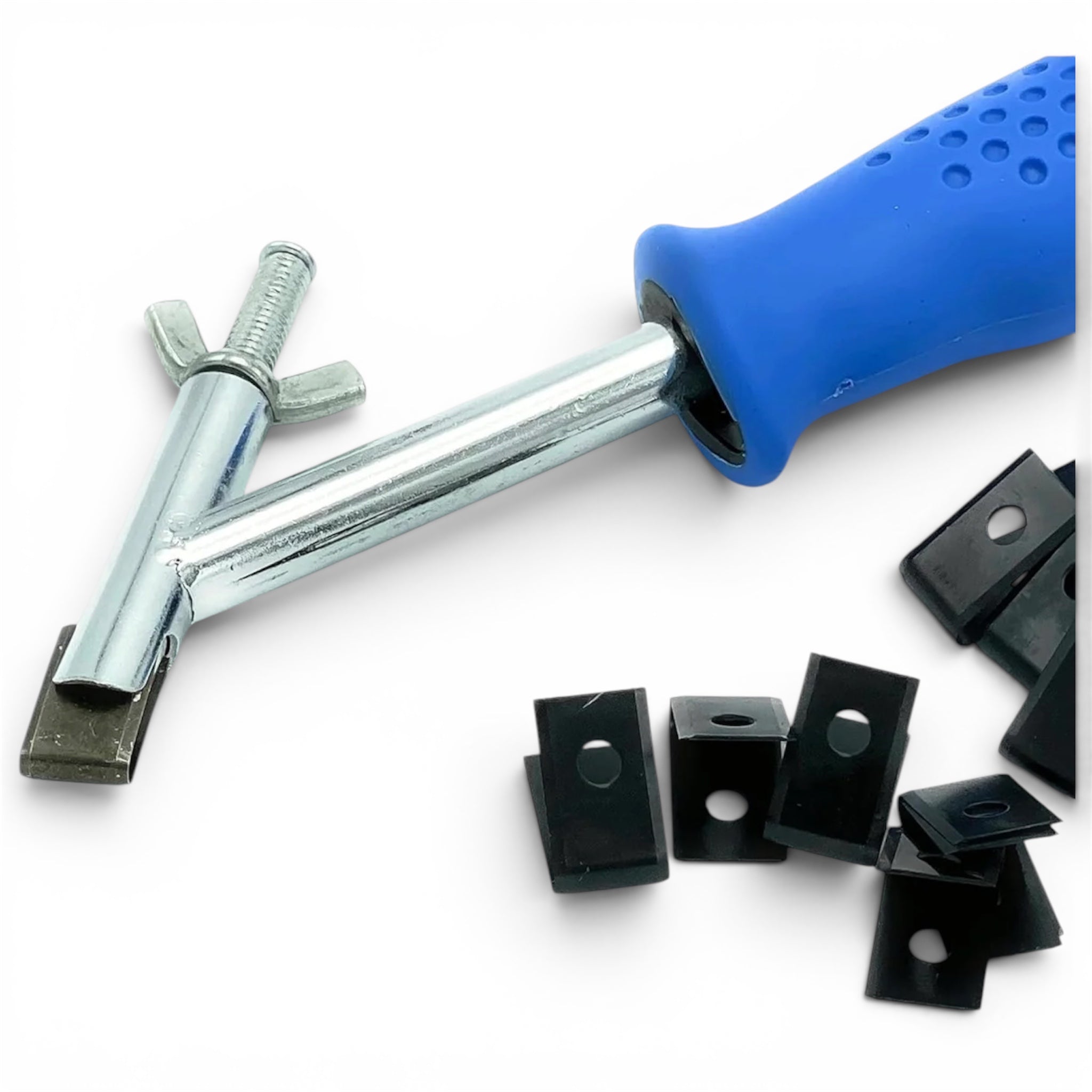 CCA Vinyl Speed Groover with 10 U Blades for PVC, Vinyl & Linoleum Weld