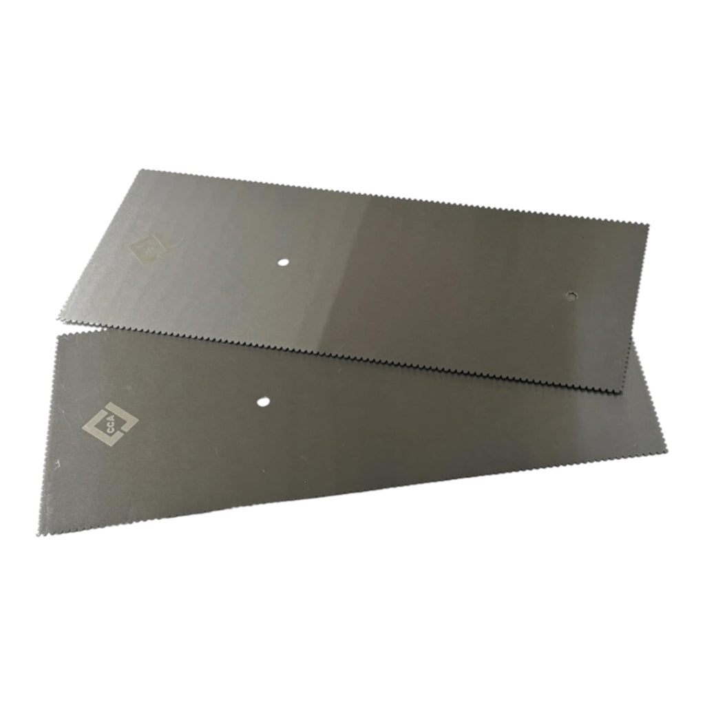 CCA 2 x A2 V-Notch Adhesive Trowels for LVT Amtico Karndean