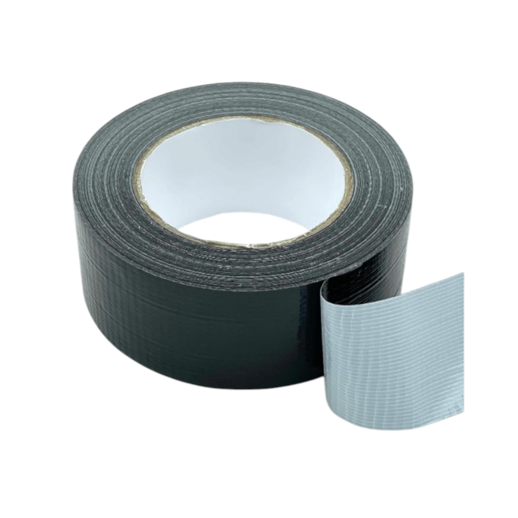 CCA Strong Black Gaffer Duct Tape Cloth Easy Tear 50m x 48mm Roll