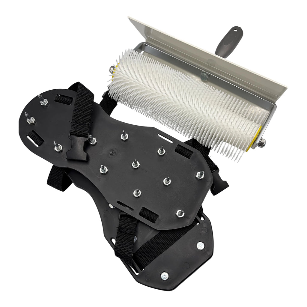 CCA Spiked Roller 250mm & Spike Screed Over Shoes Bundle