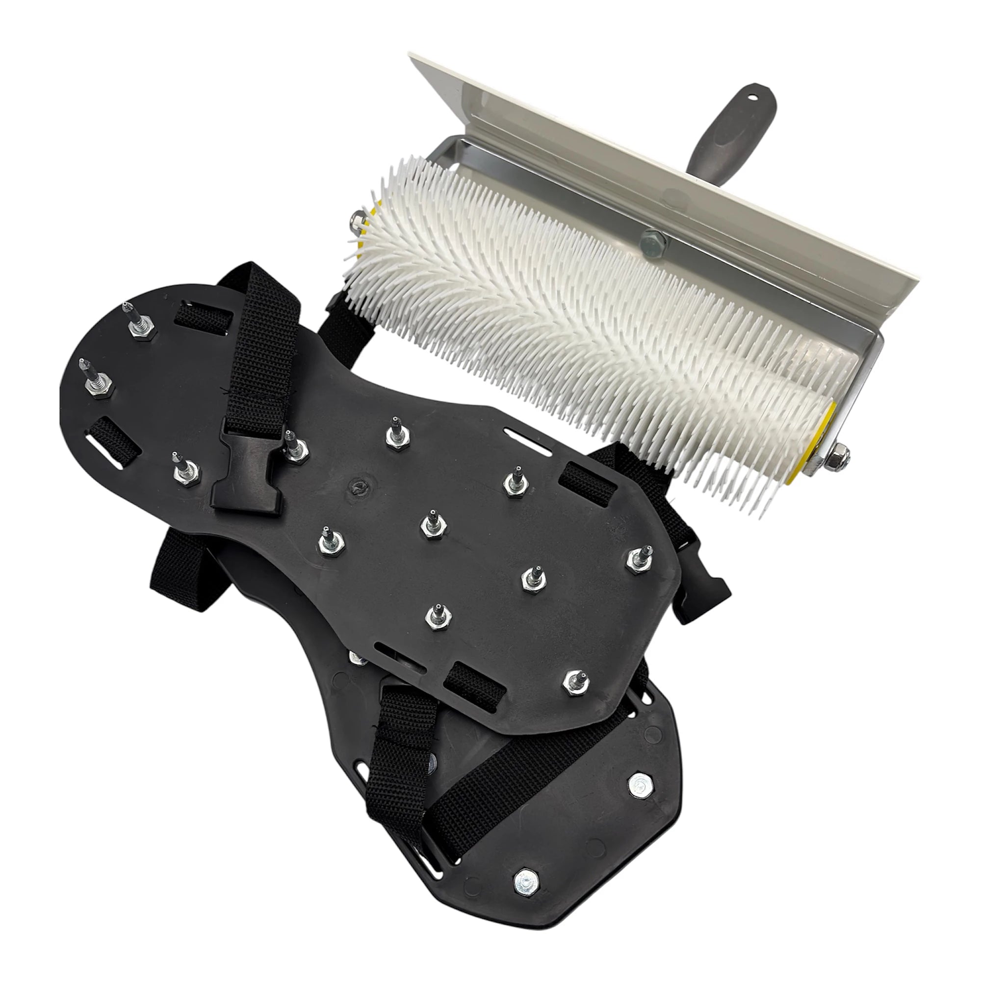 CCA Spiked Roller 250mm & Spike Screed Over Shoes Bundle