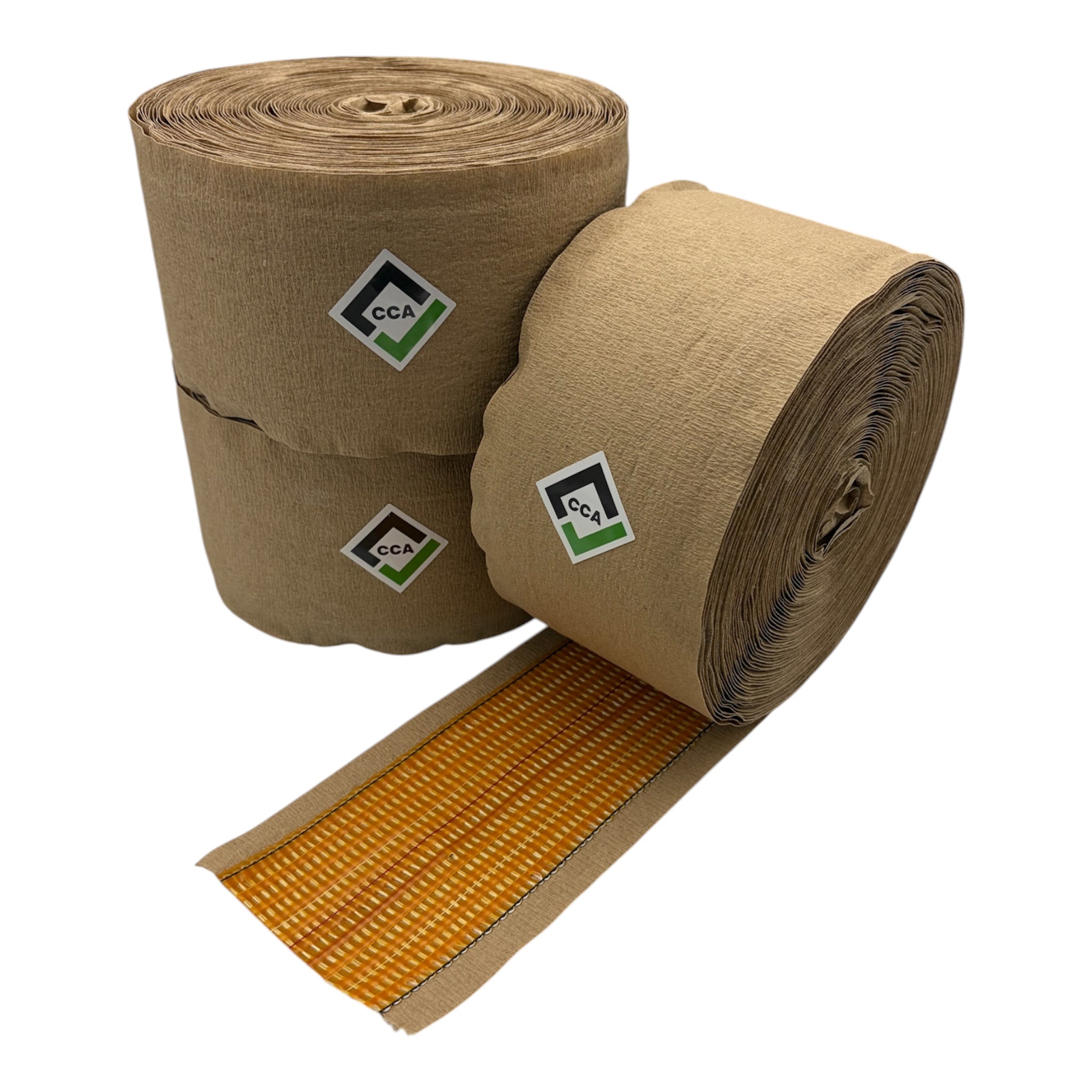 CCA Carpet Heat Seam Joining Tape 20m x 100mm Hot Adhesive Red Stitch x 3