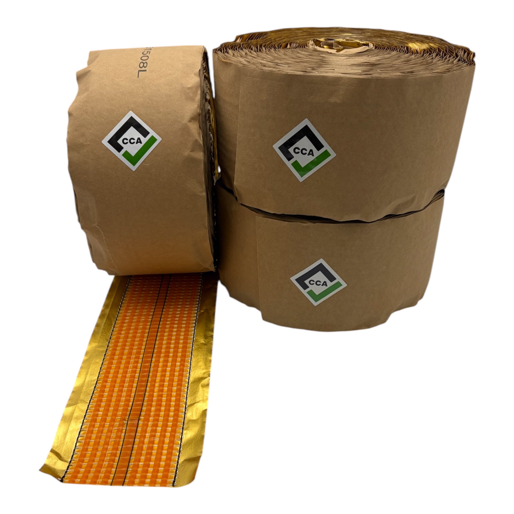 CCA Carpet Gold Heat Seam Joining Tape 20m x 100mm Hot Adhesive x 3