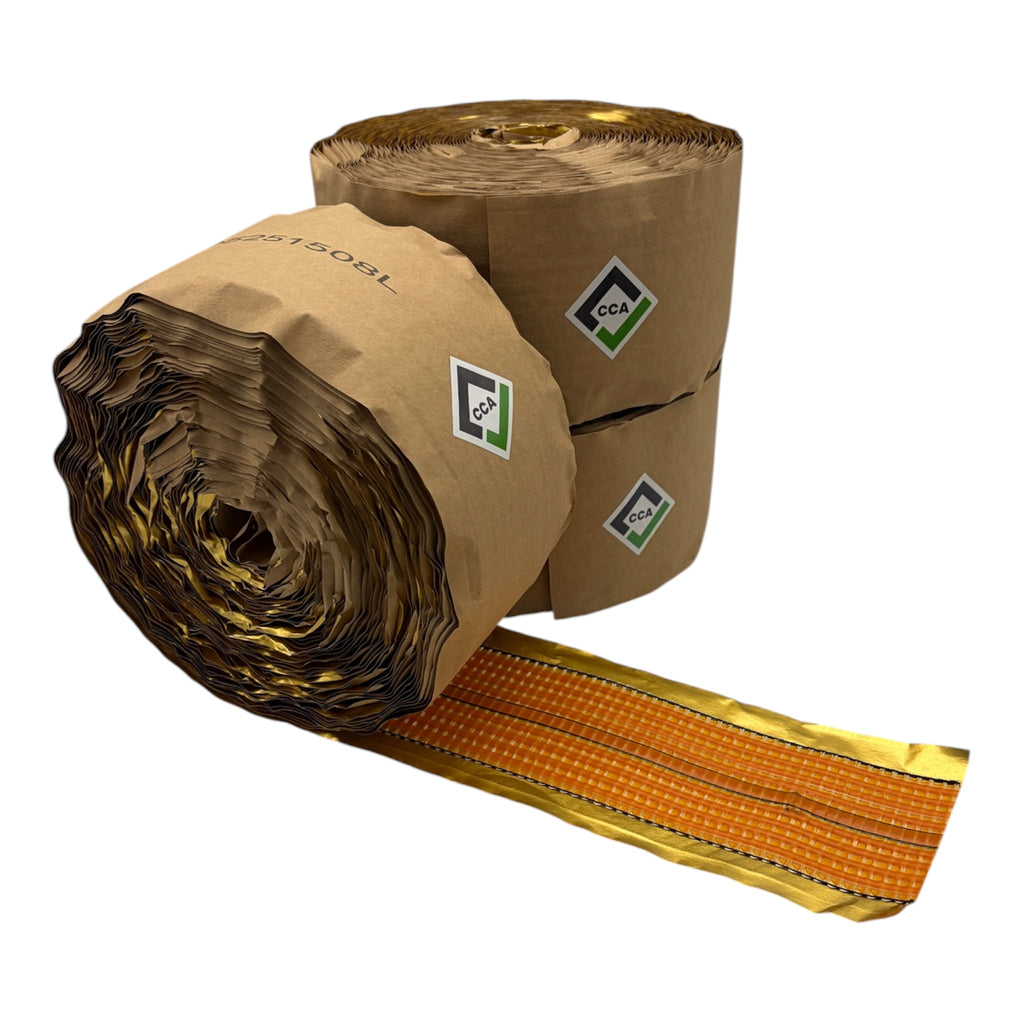 CCA Carpet Gold Heat Seam Joining Tape 20m x 100mm Hot Adhesive x 3