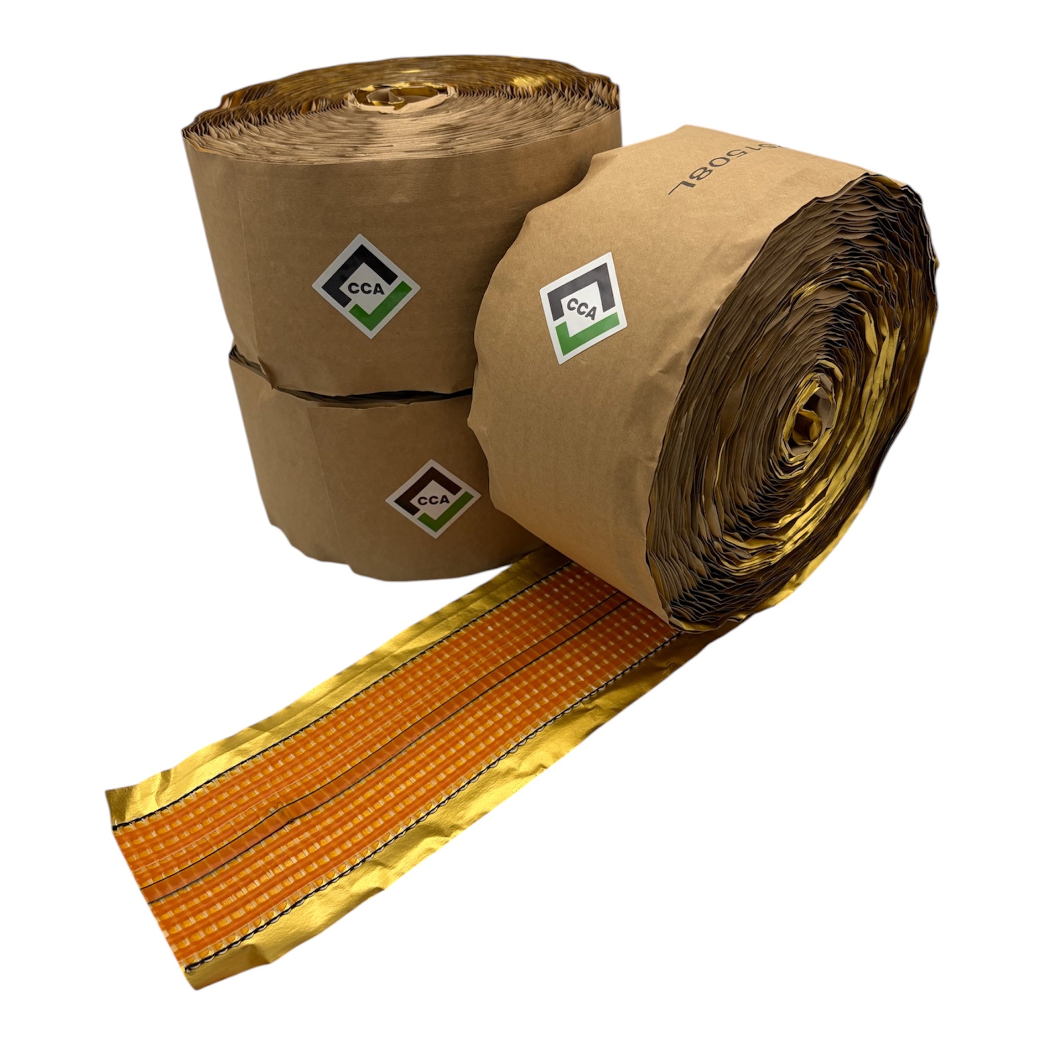 CCA Carpet Gold Heat Seam Joining Tape 20m x 100mm Hot Adhesive x 3