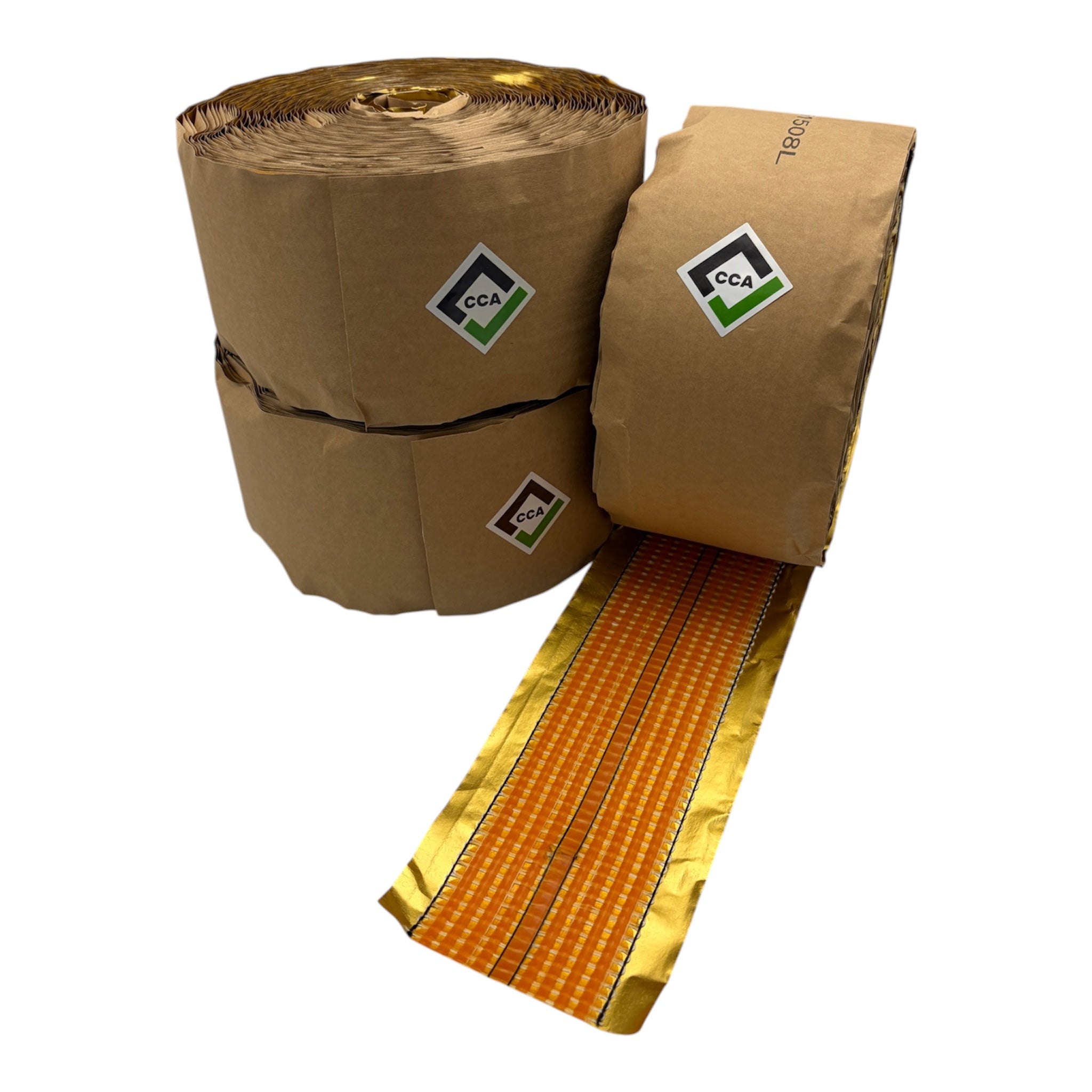 CCA Carpet Gold Heat Seam Joining Tape 20m x 100mm Hot Adhesive x 3