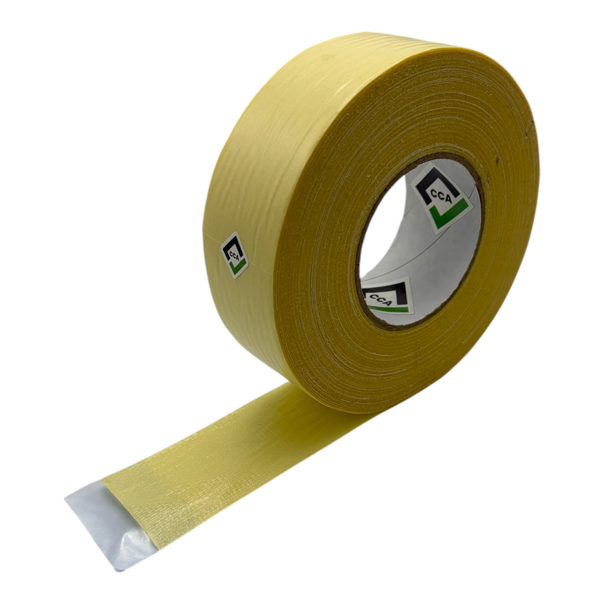 CCA Double-Sided Anti-Plasticiser Cloth Tape, 50m x 48mm Heavy Duty