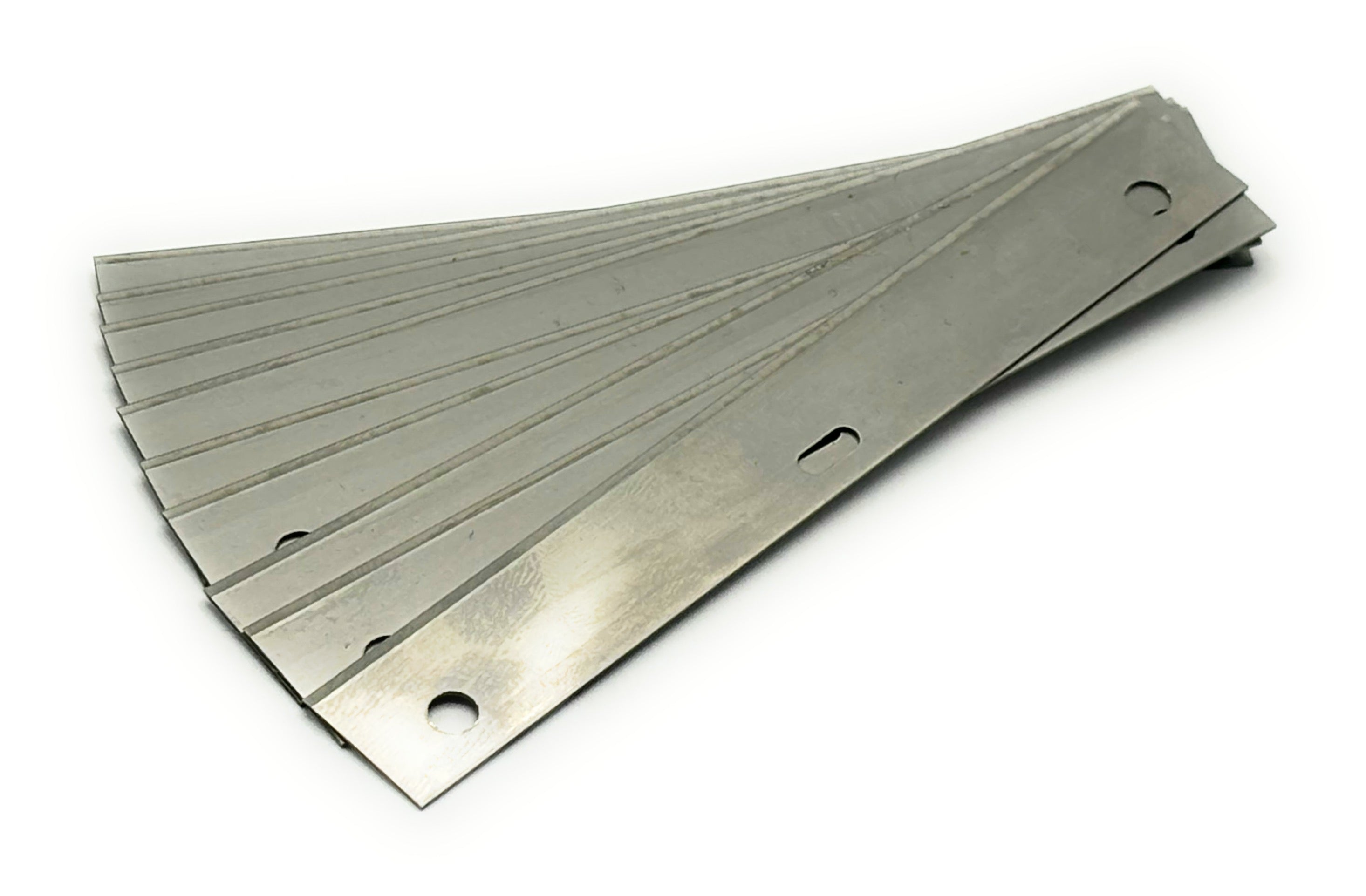 CCA Heavy Duty 10cm Wallpaper & Flooring Scraper Blades Pack of 10 Steel