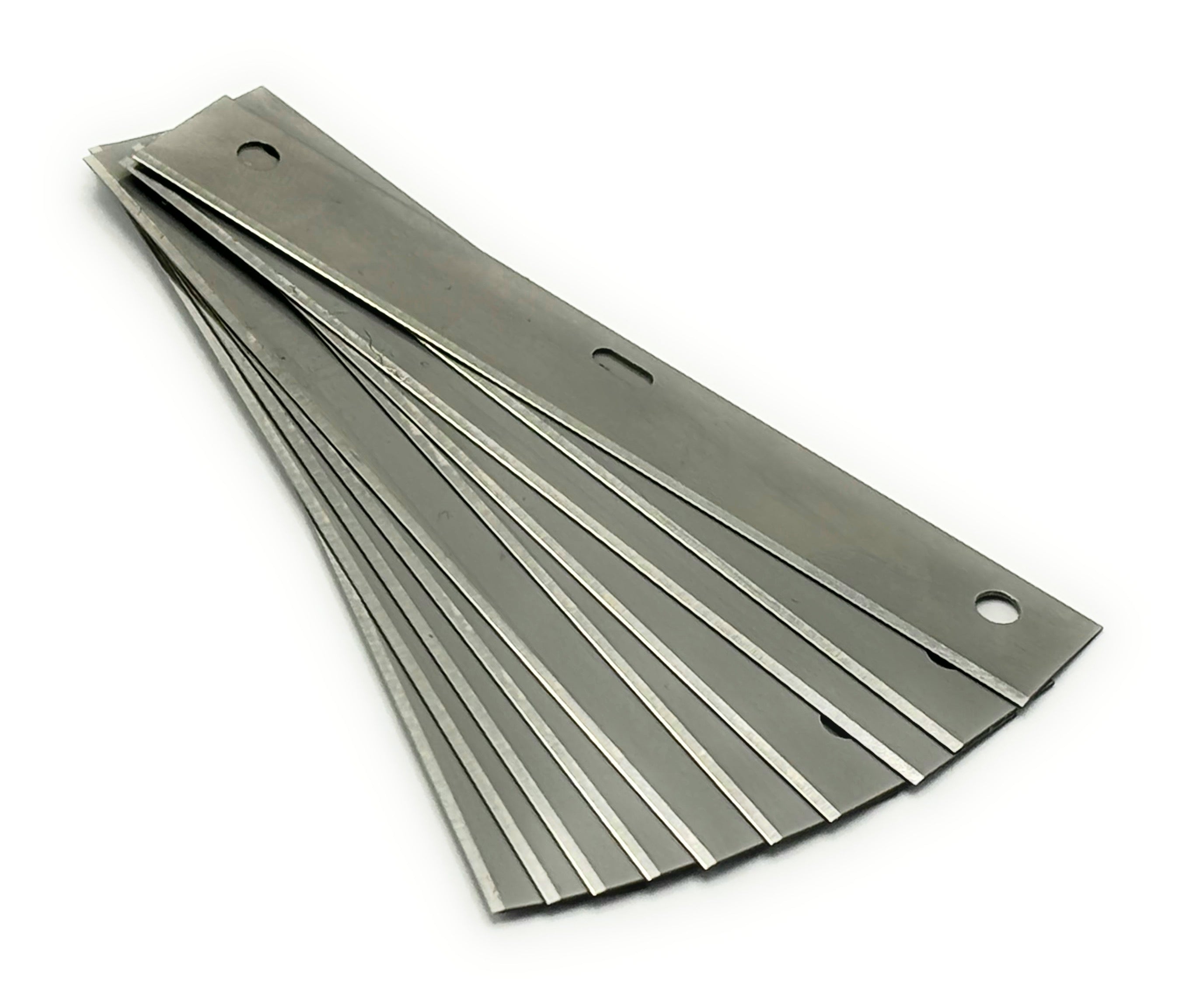 CCA Heavy Duty 10cm Wallpaper & Flooring Scraper Blades Pack of 10 Steel