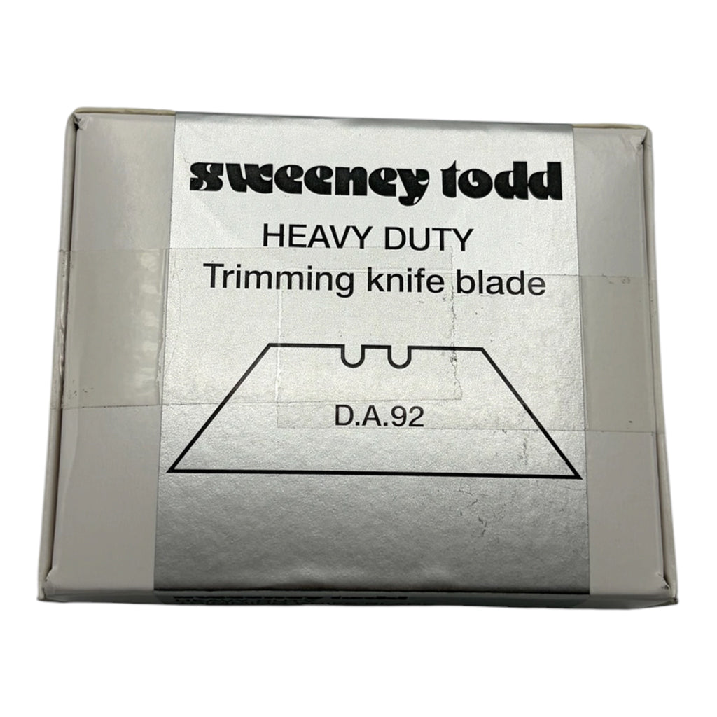 Sweeney todd Heavy Duty Straight Utility Knife Blades, Pack of 100