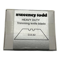 Sweeney todd Heavy Duty Straight Utility Knife Blades, Pack of 100