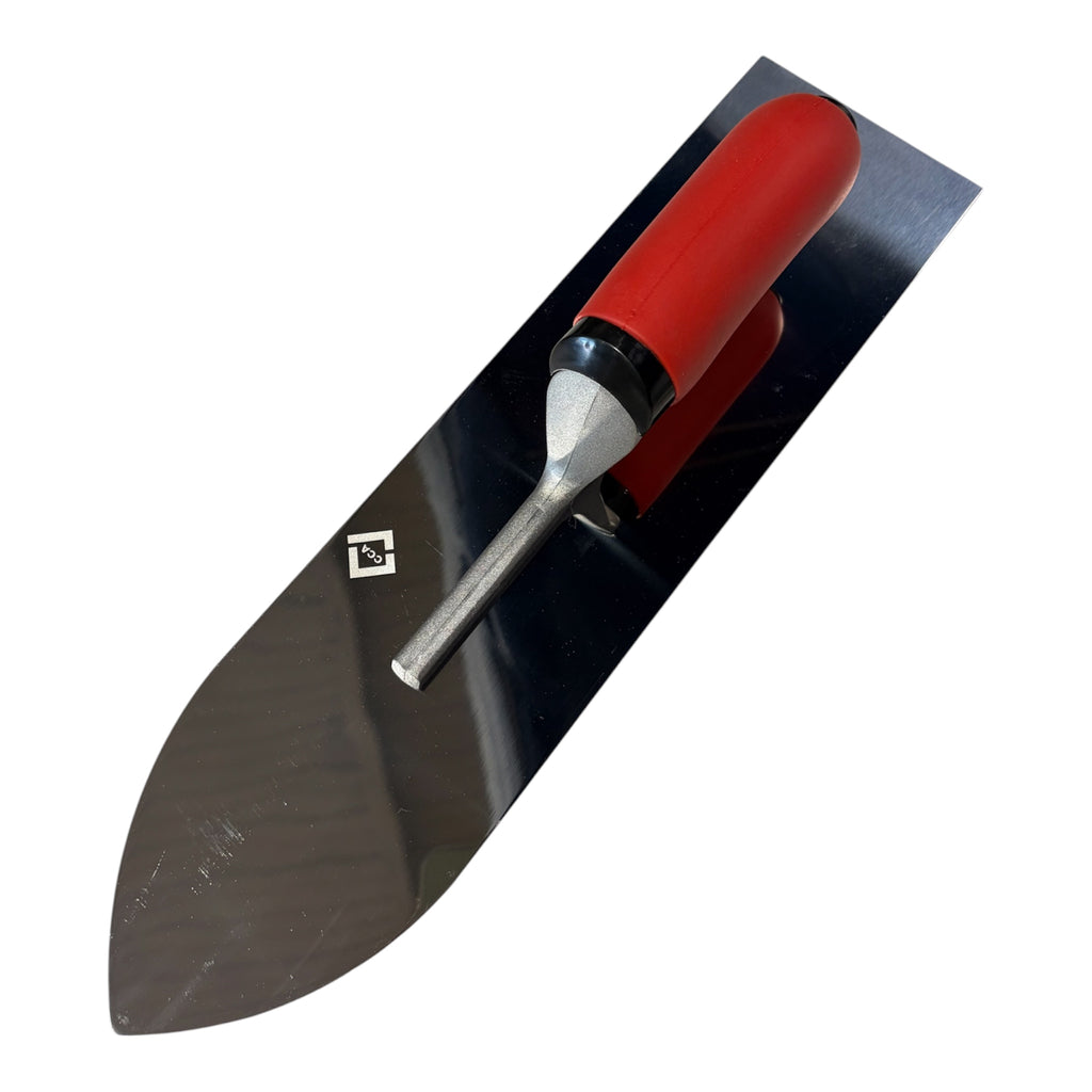 CCA Pointed Stainless Steel Floor Finishing Trowel 406 x 102mm for Plaster, Screed, Cement, Mortar and Render