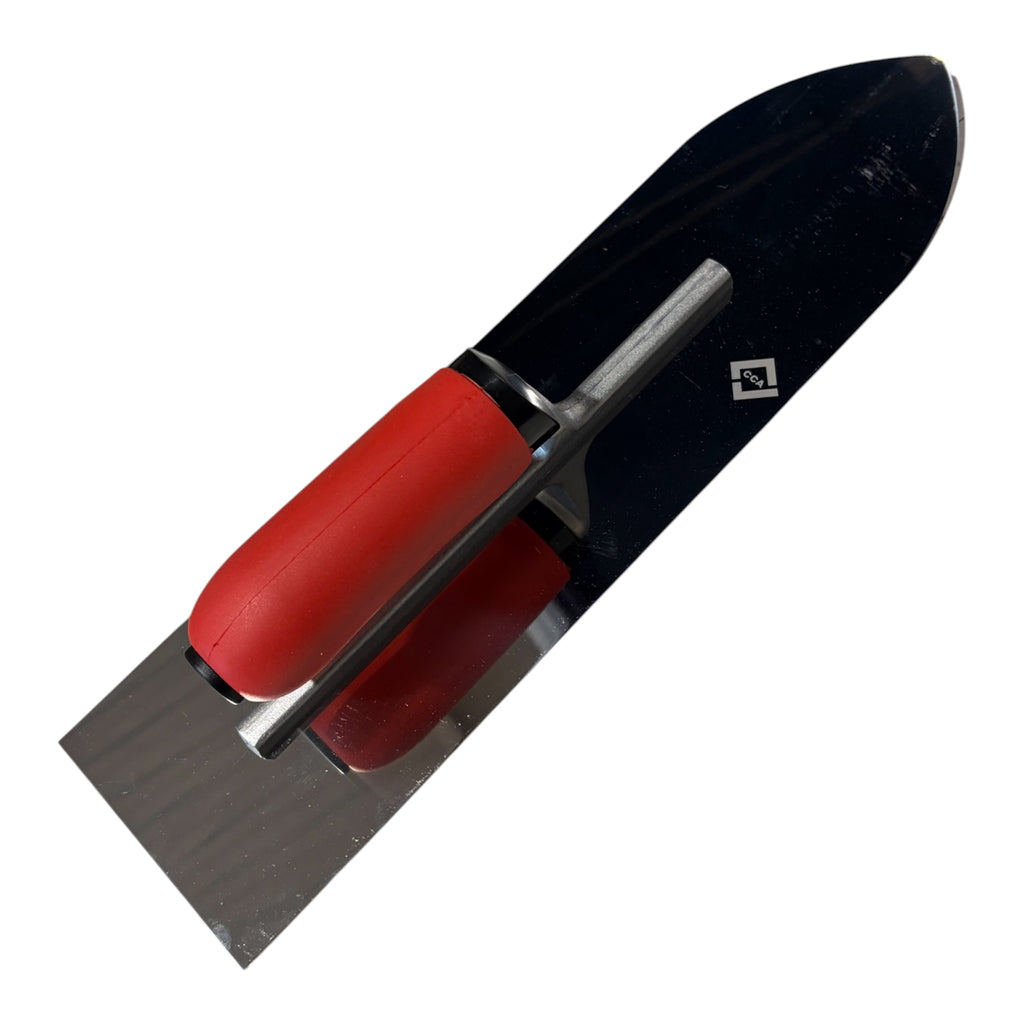 CCA Pointed Stainless Steel Floor Finishing Trowel 406 x 102mm for Plaster, Screed, Cement, Mortar and Render