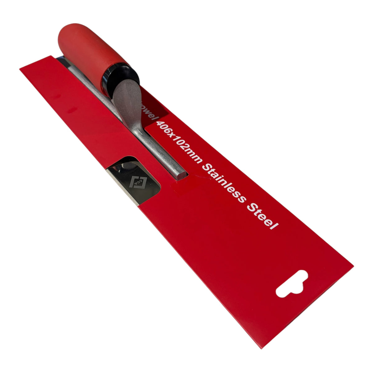 CCA Pointed Stainless Steel Floor Finishing Trowel 406 x 102mm for Plaster, Screed, Cement, Mortar and Render