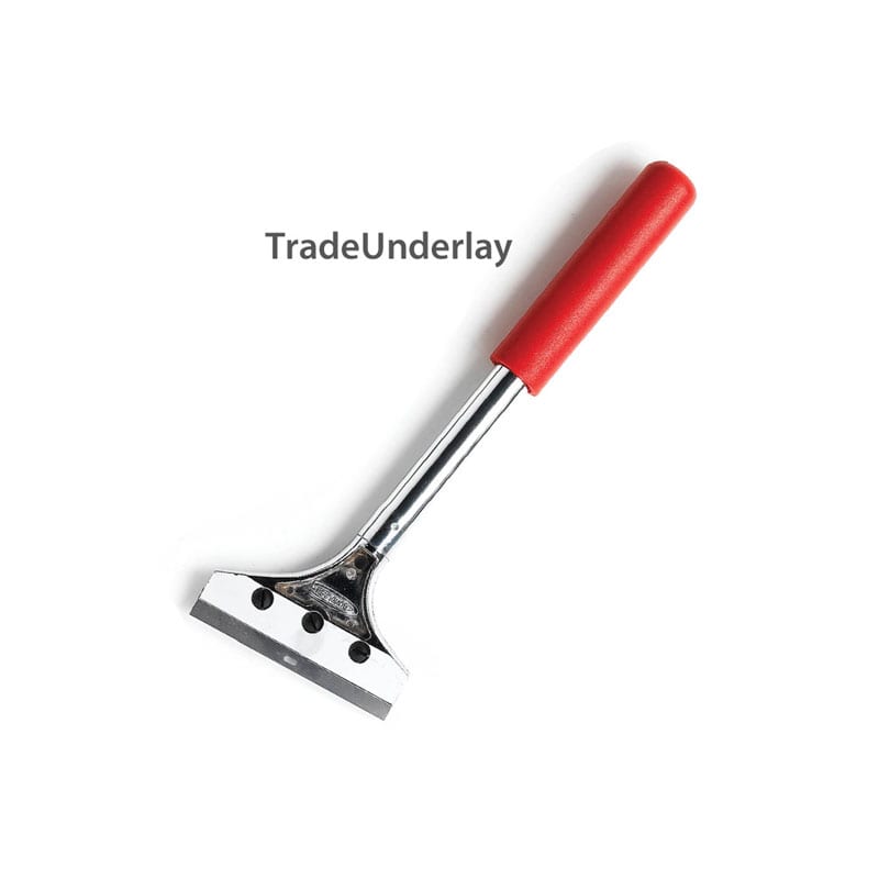 Buy Deluxe flooring scraper 12" long with 4" blade TradeUnderlay. com